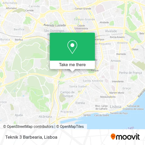 Teknik 3 Barbearia map