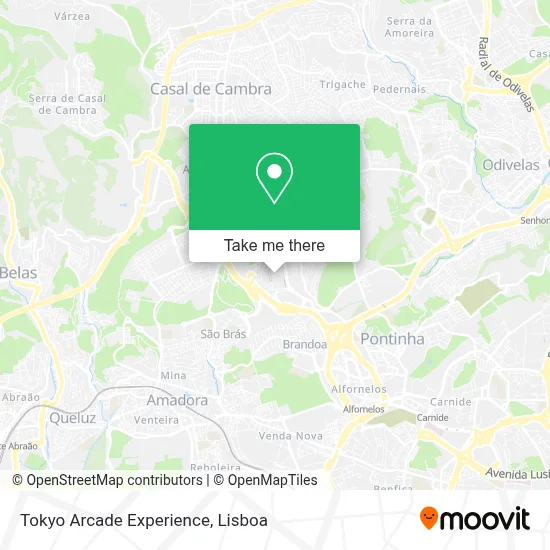 Tokyo Arcade Experience map