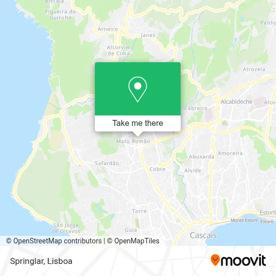 Springlar mapa