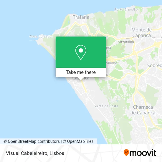 Visual Cabeleireiro mapa