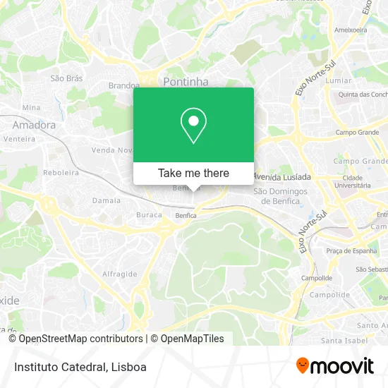 Instituto Catedral map