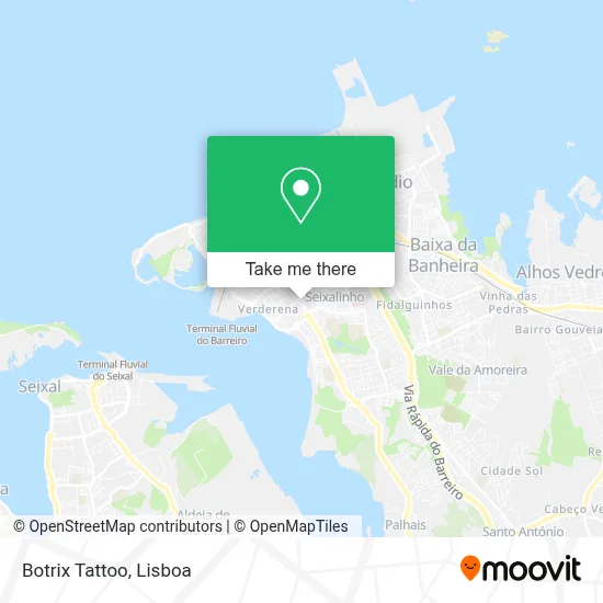 Botrix Tattoo map