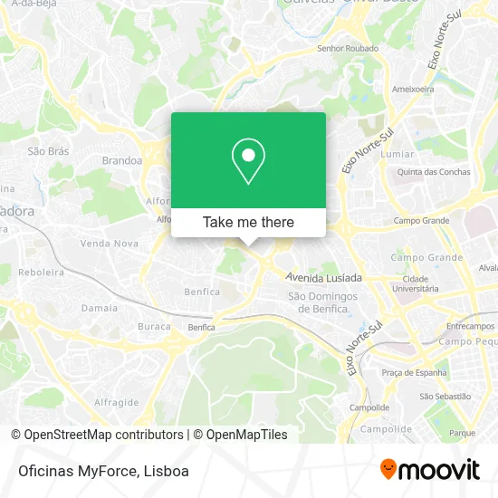Oficinas MyForce map