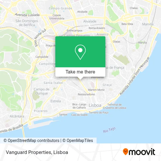 Vanguard Properties map