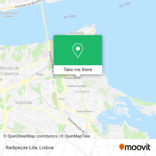 Radipeças Lda map