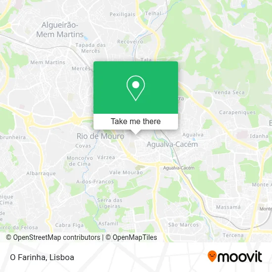 O Farinha map