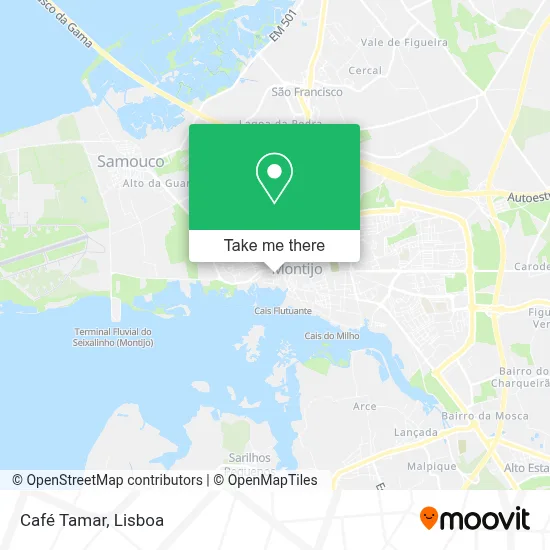Café Tamar map