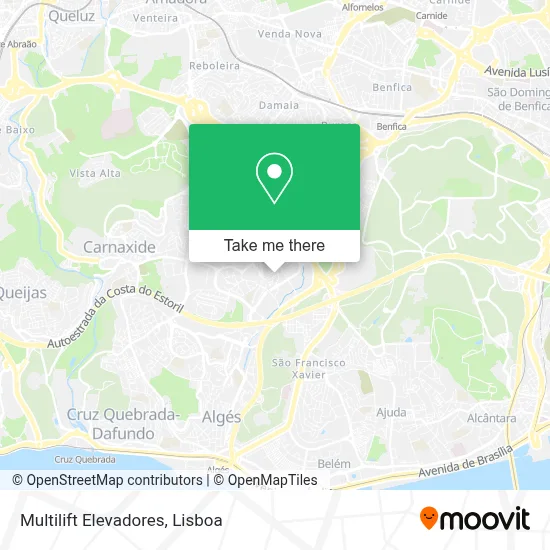 Multilift Elevadores mapa