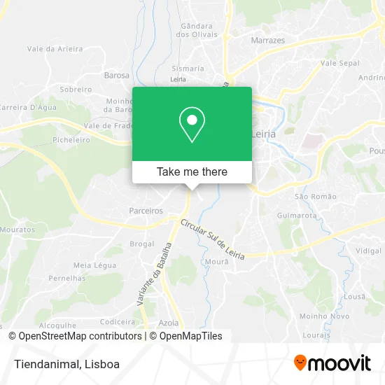 Tiendanimal map