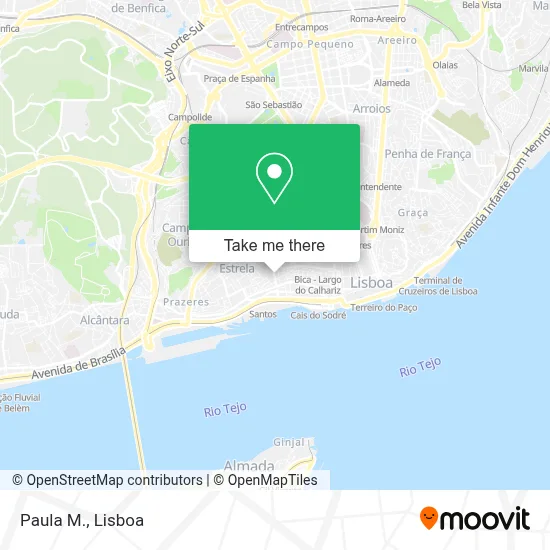 Paula M. map