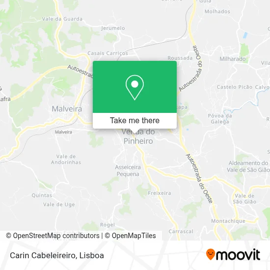 Carin Cabeleireiro map