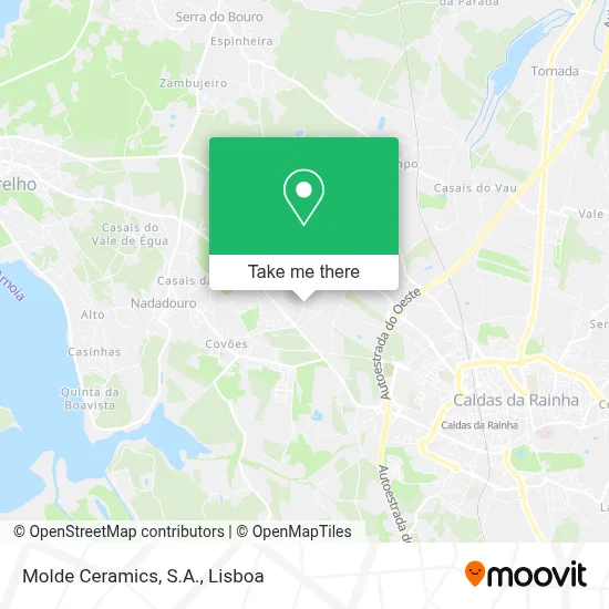 Molde Ceramics, S.A. map