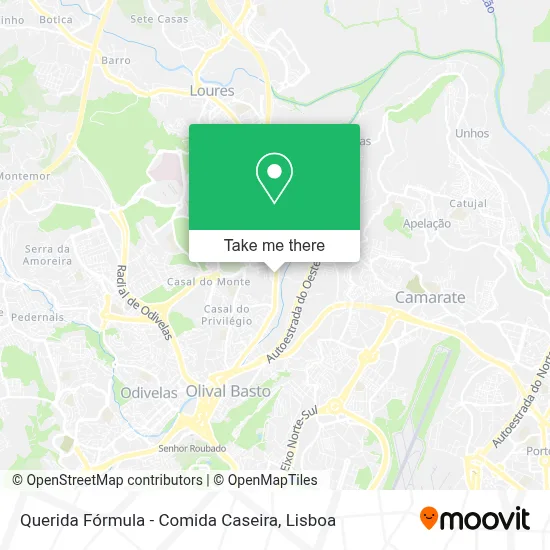 Querida Fórmula - Comida Caseira map