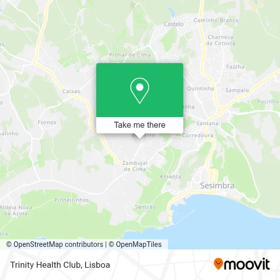 Trinity Health Club mapa