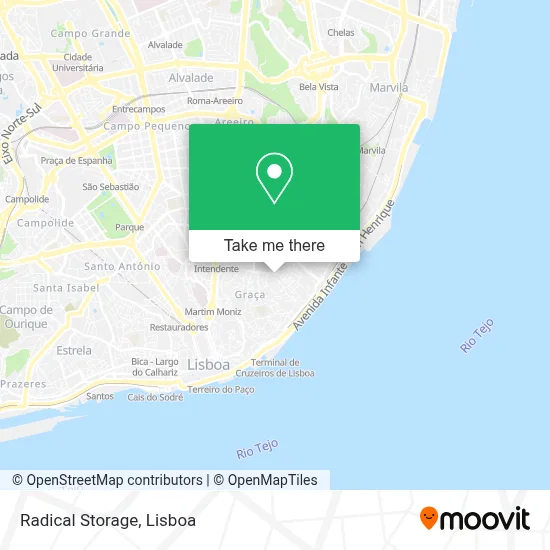 Radical Storage mapa