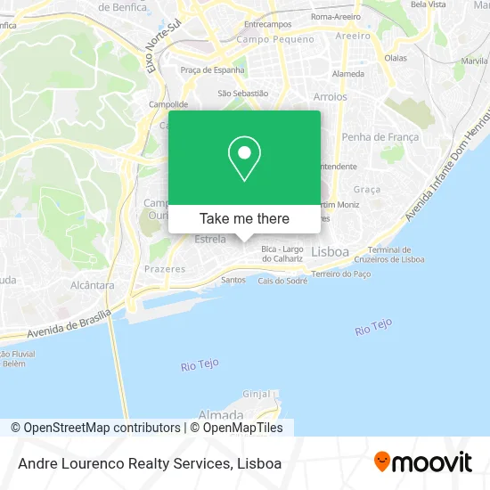 Andre Lourenco Realty Services map