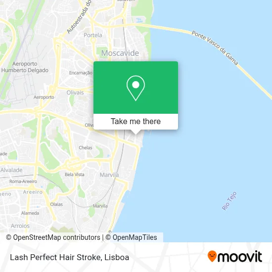 Lash Perfect Hair Stroke map