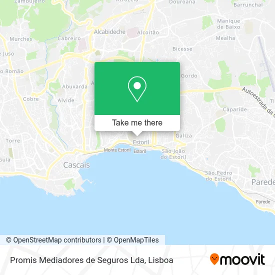 Promis Mediadores de Seguros Lda map