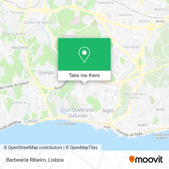 Barbearia Ribeiro map