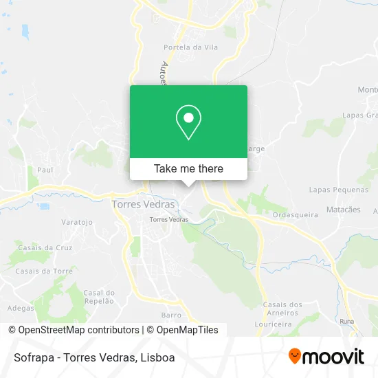 Sofrapa - Torres Vedras map