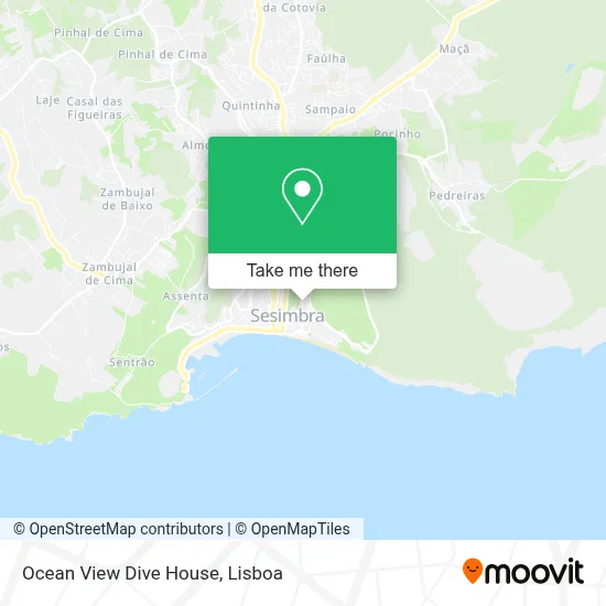Ocean View Dive House map