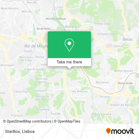 StarBox mapa
