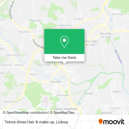 Telma Alves Hair & make up map
