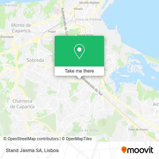 Stand Jasma SA map