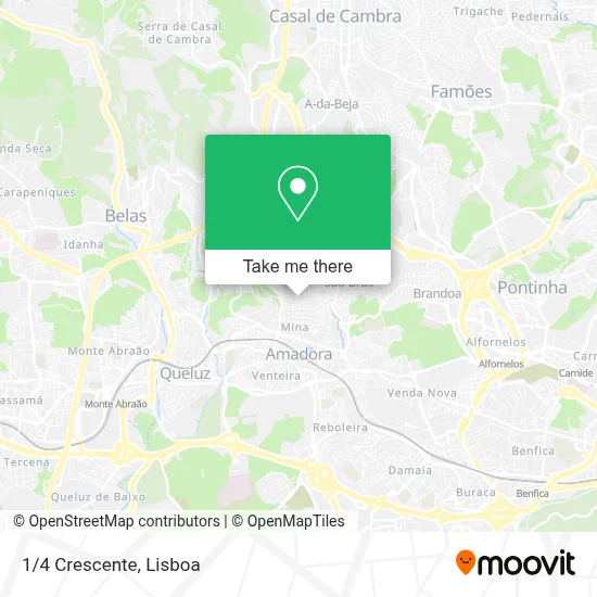 1/4 Crescente map