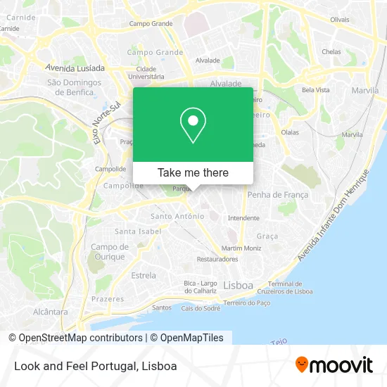 Look and Feel Portugal map