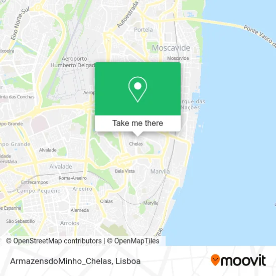 ArmazensdoMinho_Chelas map