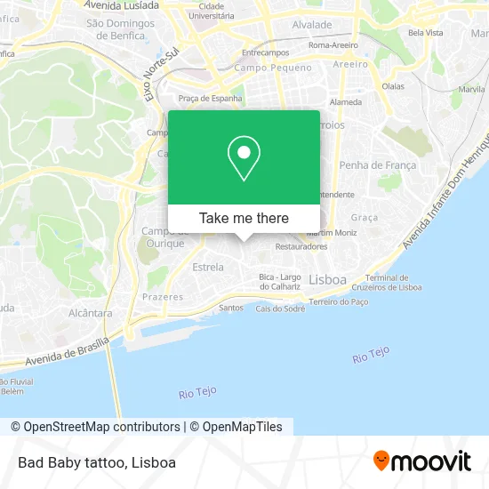 Bad Baby tattoo map