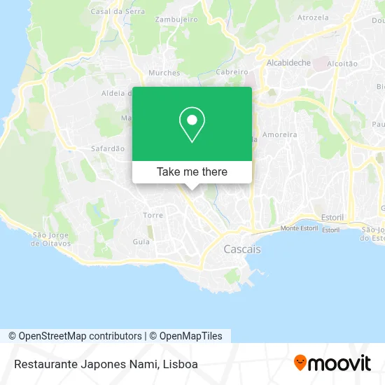 Restaurante Japones Nami map