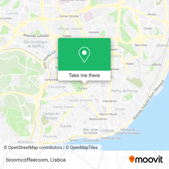bloomcoffeeroom map