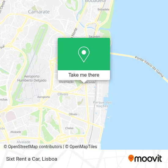 Sixt rent a car map