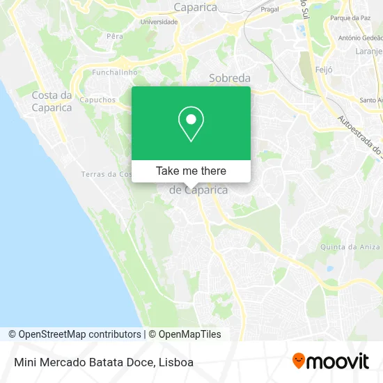 Mini Mercado Batata Doce mapa
