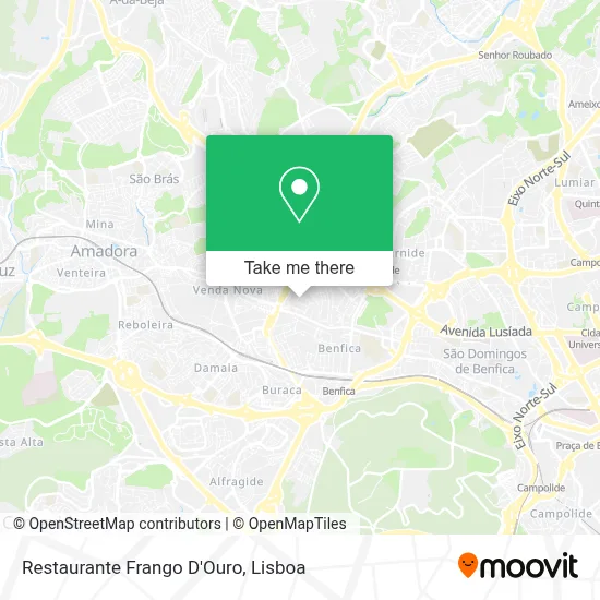 Restaurante Frango D'Ouro map