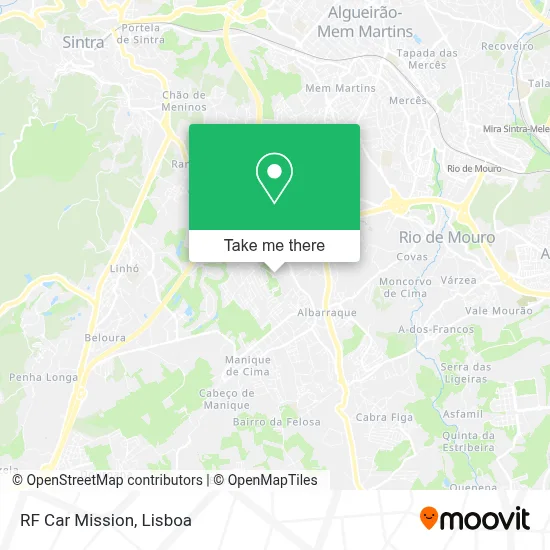 RF Car Mission map