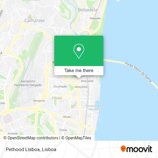 Pethood Lisboa map