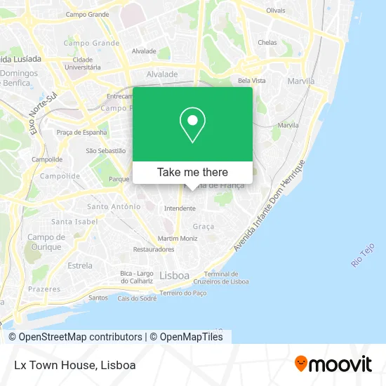 Lx Town House map