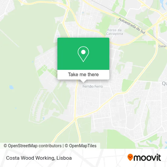 Costa Wood Working map