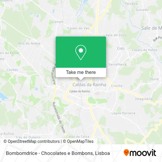 Bombomdrice - Chocolates e Bombons map
