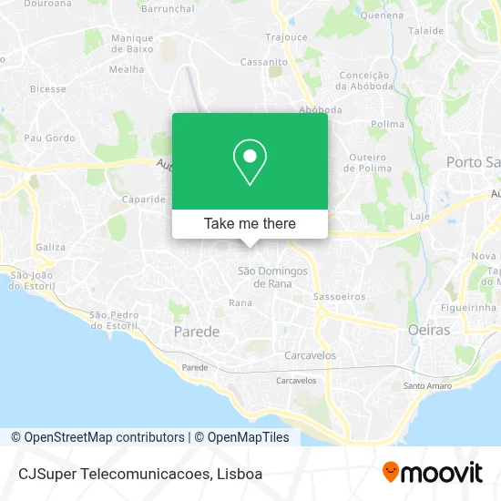 CJSuper Telecomunicacoes map