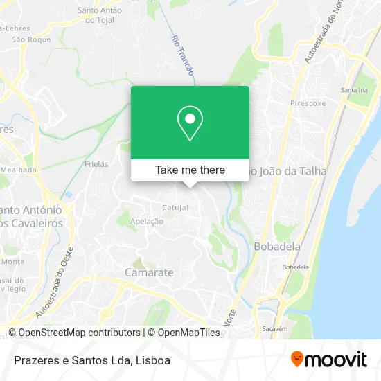 Prazeres e Santos Lda map