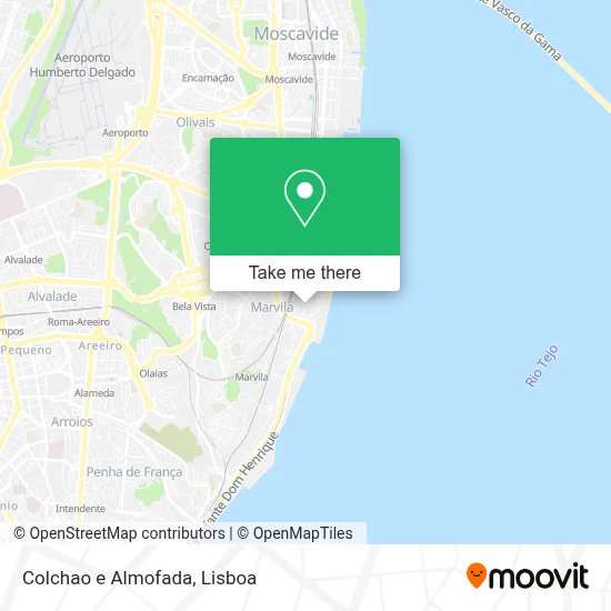 Colchao e Almofada map