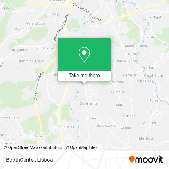 BoothCenter map
