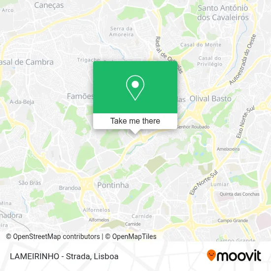 LAMEIRINHO - Strada map