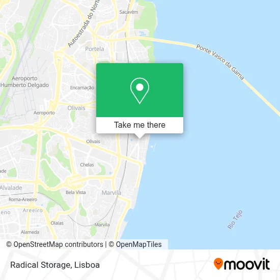 Radical Storage map