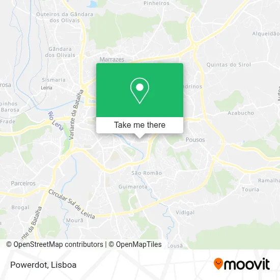 Powerdot mapa