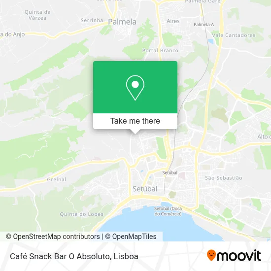 Café Snack Bar O Absoluto map